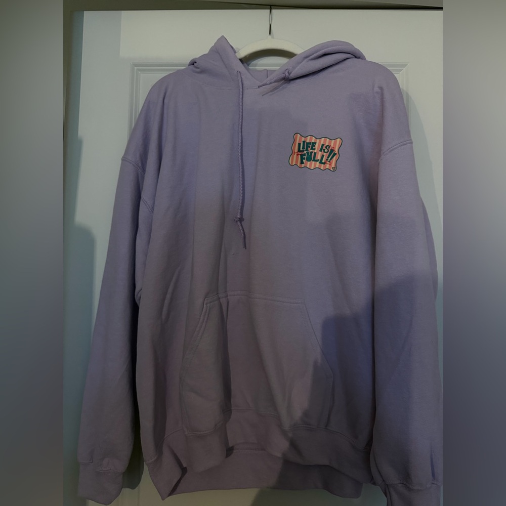 Life is full purple hoodie